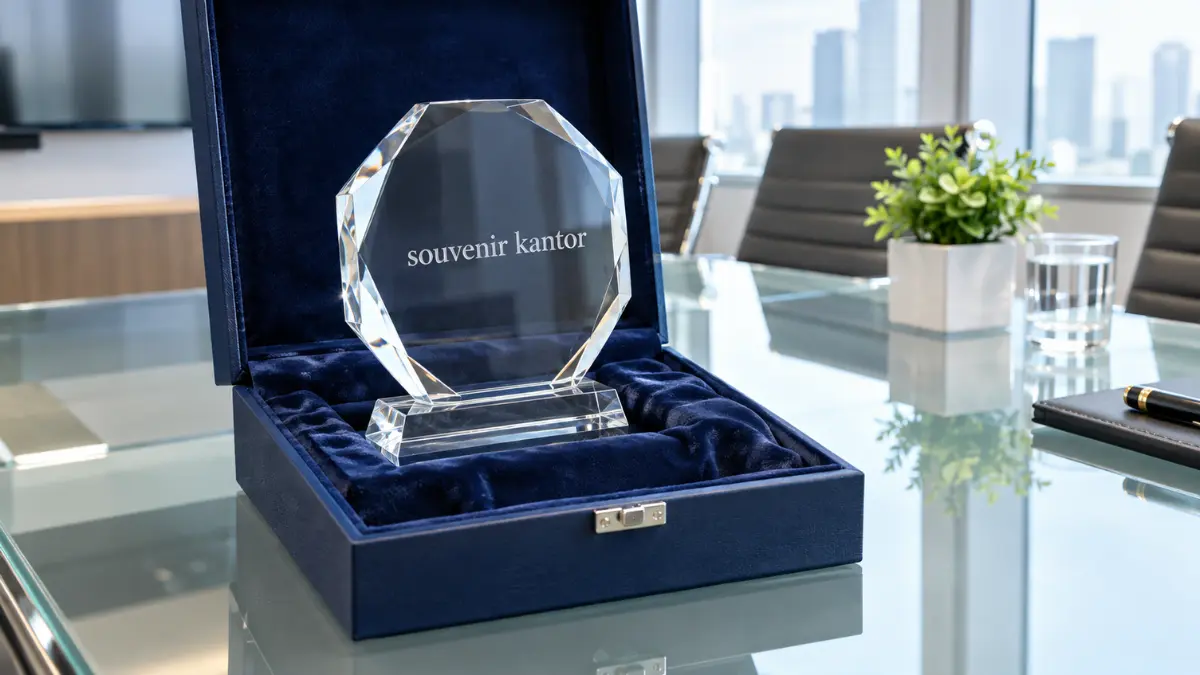 Corporate gift set plakat untuk tamu VIP instansi