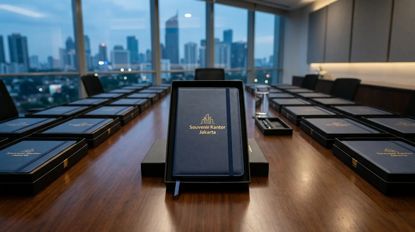 Vendor pabrik percetakan notebook souvenir kantor murah di Jakarta