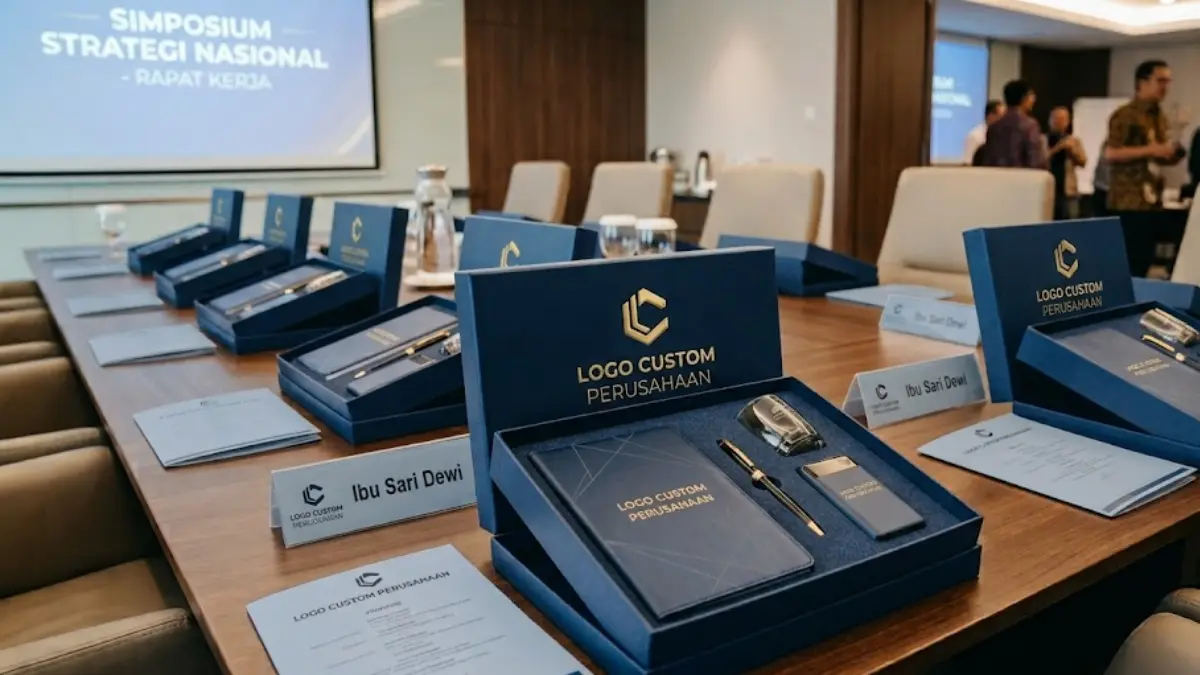 Souvenir kantor eksklusif untuk perayaan corporate anniversary Perusahaan
