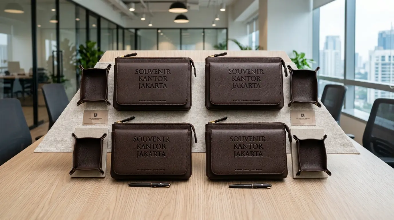 Souvenir kantor Jakarta fungsional untuk pesanan perusahaan