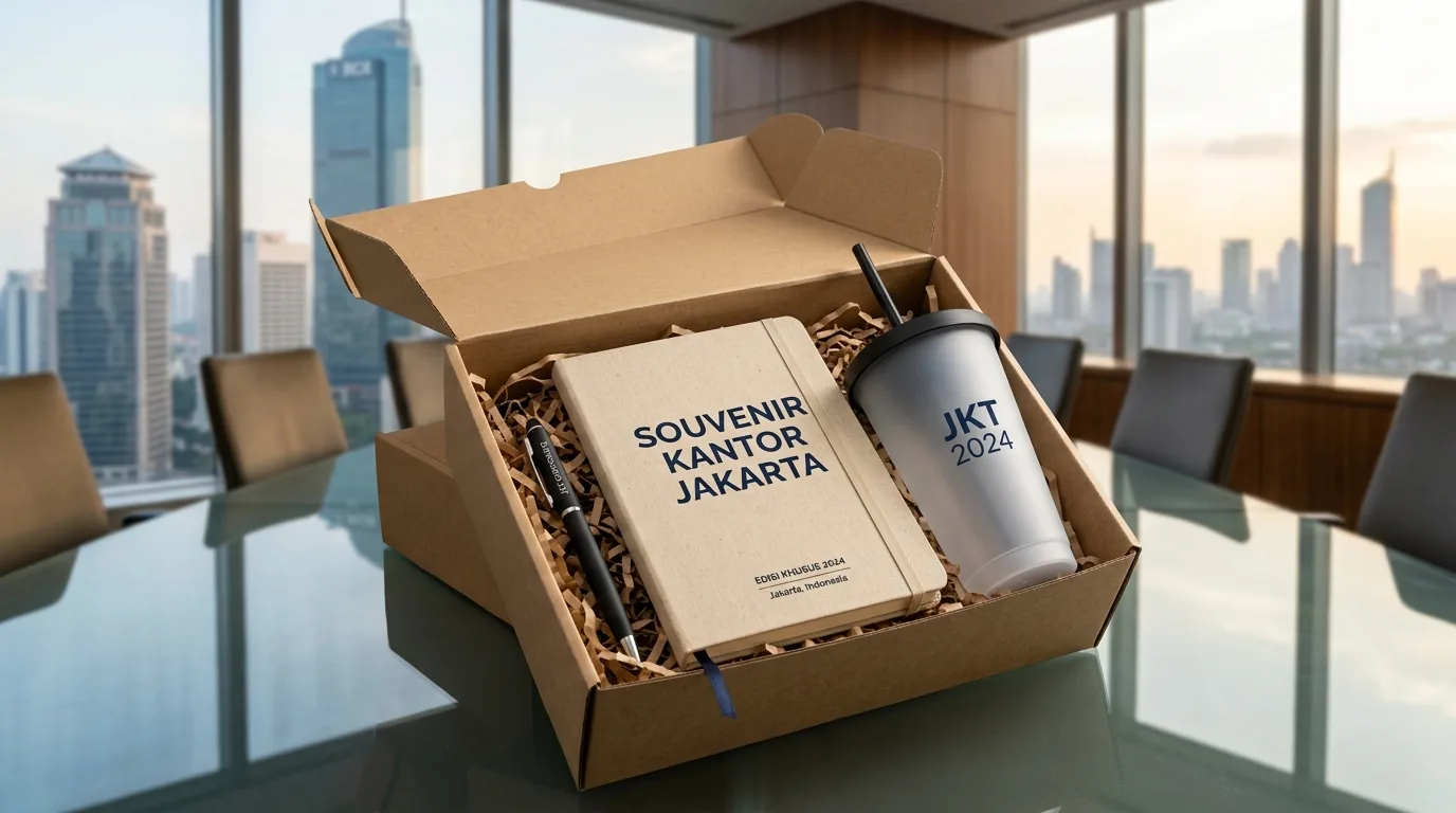 Supplier paket souvenir kantor murah terpercaya di Jakarta