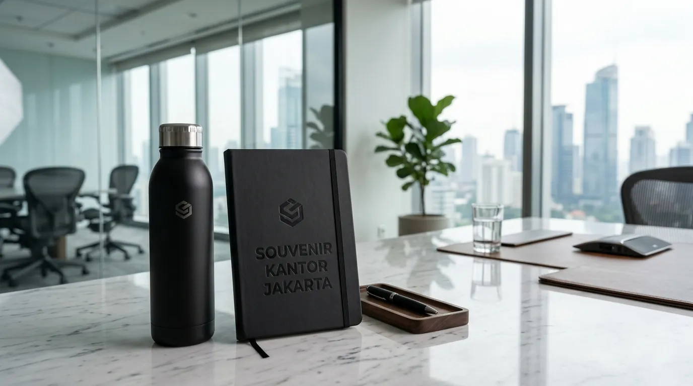 Tumbler Stainless Custom Logo Promosi Kantor