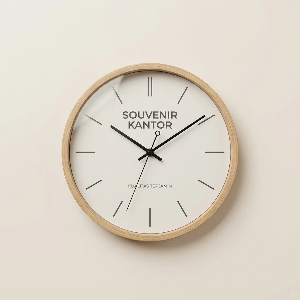 Jam Dinding Custom - Souvenir Kantor