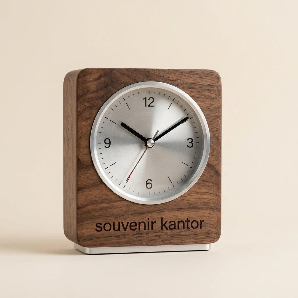 Jam Meja Custom - Souvenir Kantor